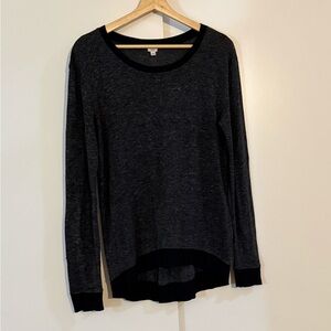 Wilfred Charcoal Long Sleeve Top